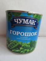 Зеленый горошек Чумак консервированный фото