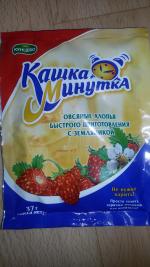 Овсяные хлопья быстрого приготовления "Кашка минутка" фото