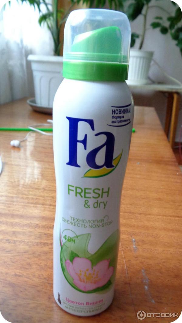 Дезодорант-антиперспирант Fa Fresh & Dry Цветок вишни фото