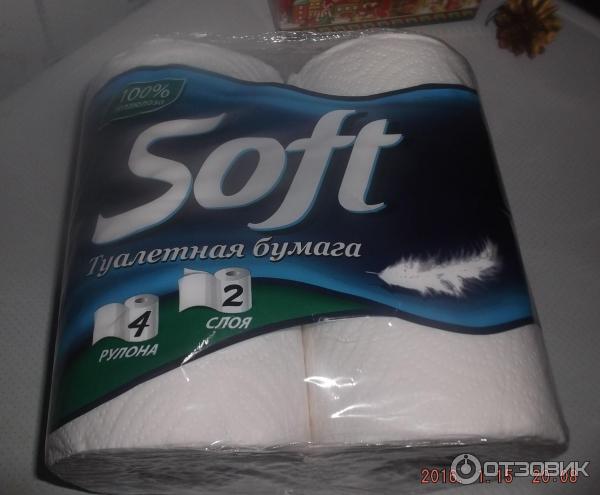 Туалетная бумага Soft фото