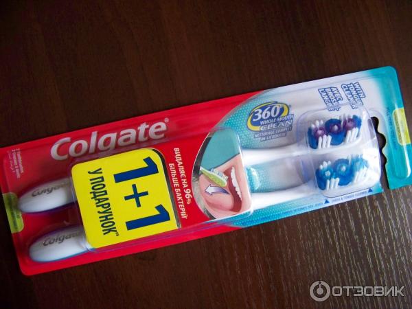 Набор зубных щеток Colgate 1+1 фото