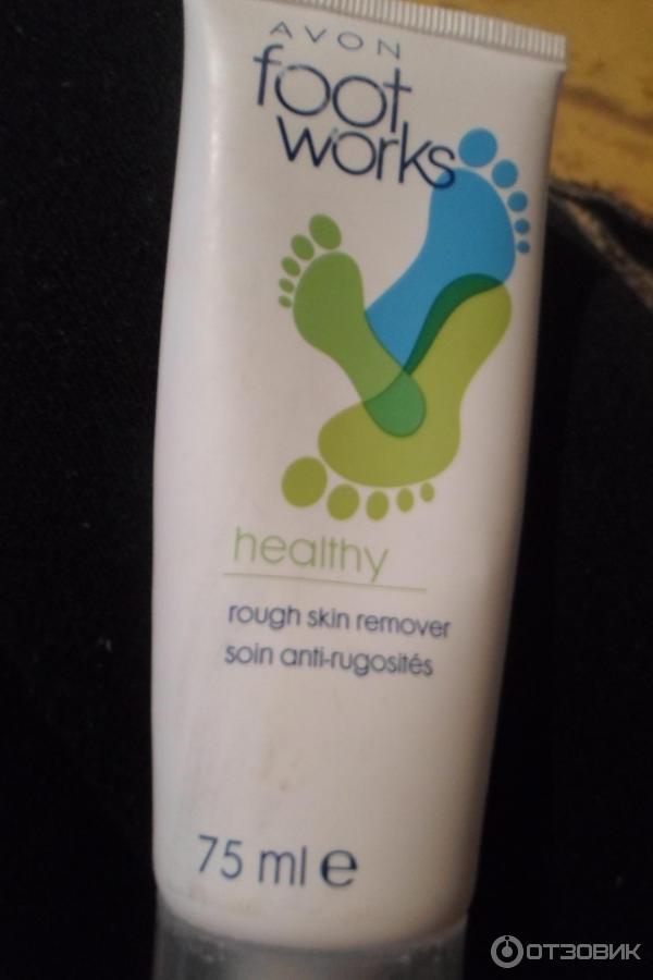 Средство для смягчения огрубевшей кожи ног Avon Footworks Healthy фото