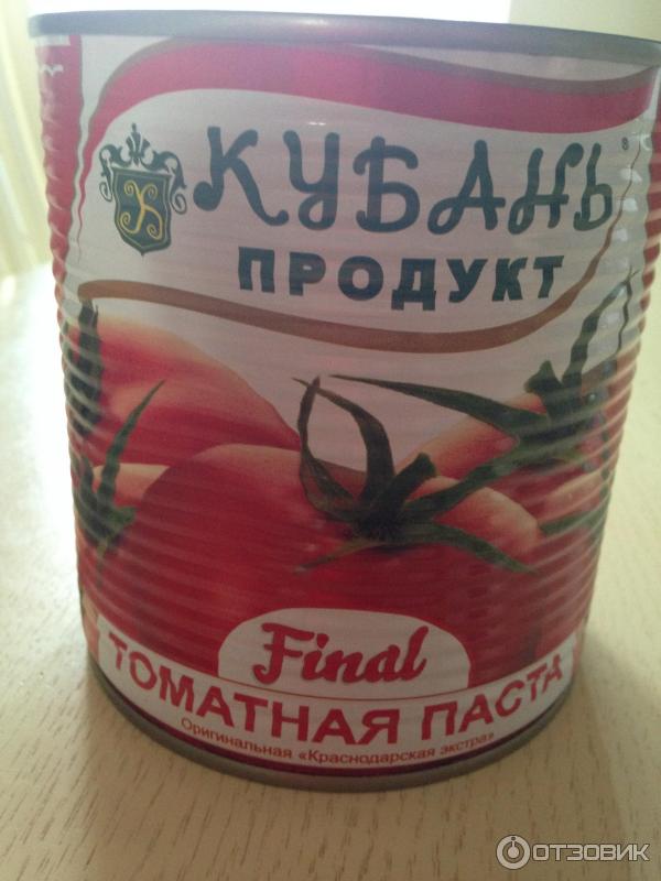 Томатная паста Кубань продукт Final фото