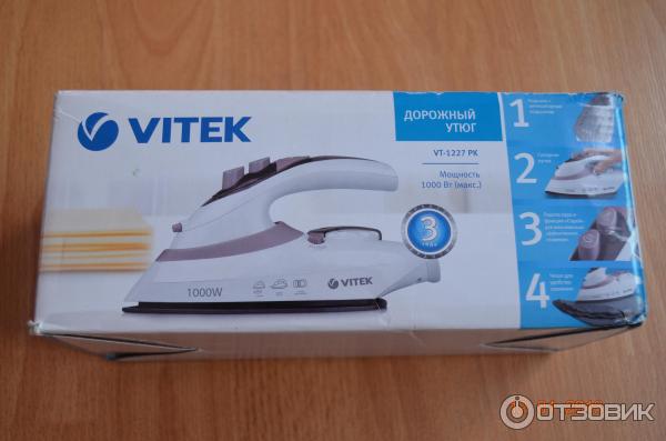 Дорожный утюг Vitek VT-1227 фото