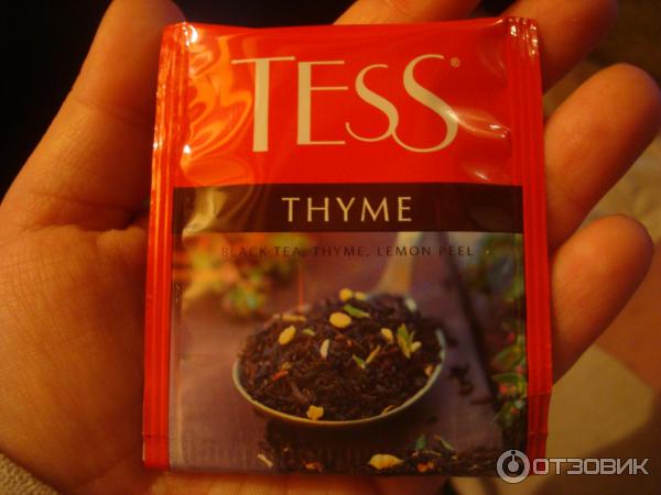 Черный чай Tess Thyme с чабрецом и цедрой лимона фото