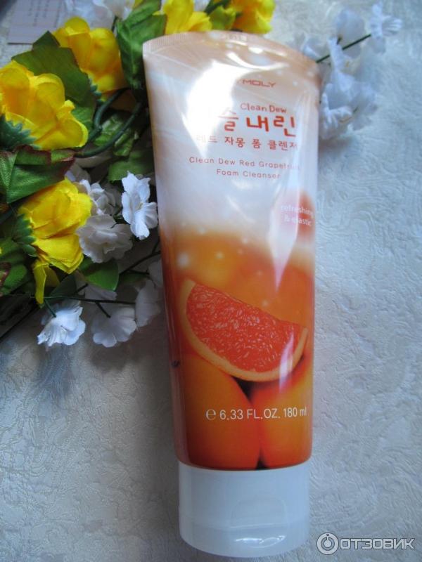 Пенка для умывания Tony Moly Clean Dew Grape Fruit Foam Cleanser фото