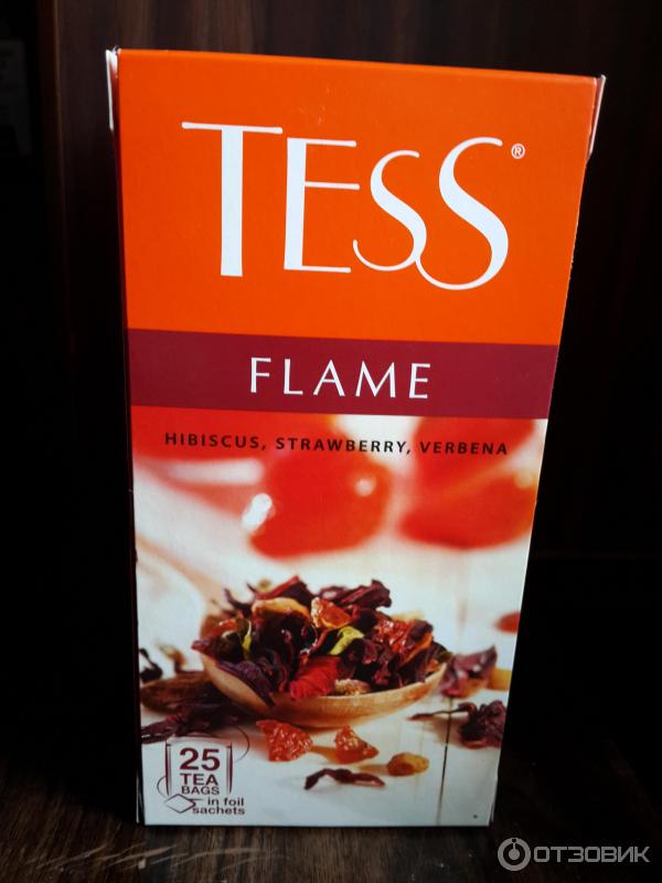 чай tess flame клубника фото