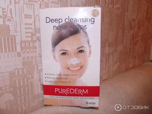 Полоски для глубокого очищения кожи лица Purederm фото