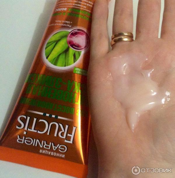 Мгновенная маска-эликсир Garnier Fructis SOS восстановление фото