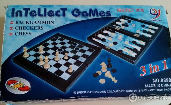 Складной набор Intellect games Chess Set 3 в 1