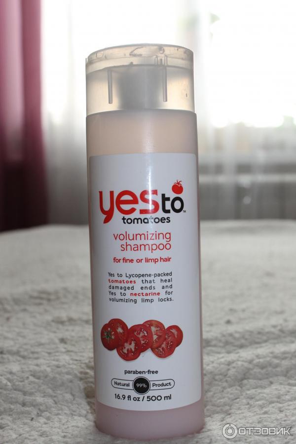 Шампунь для увеличения объема волос Yes To Tomatoes Volumizing Shampoo фото