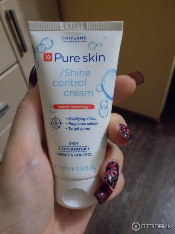 Матирующий крем для лица Oriflame Pure Skin Shine Control Cream фото