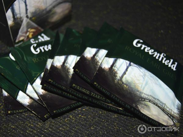 Чай черный Greenfield Royal Earl Gray black tea в пирамидках