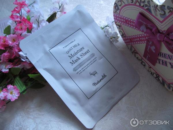 Tony Moly Naturalth Goat Milk Moisture Mask Sheet Тканевая маска для лица с экстрактом козьего молока фото