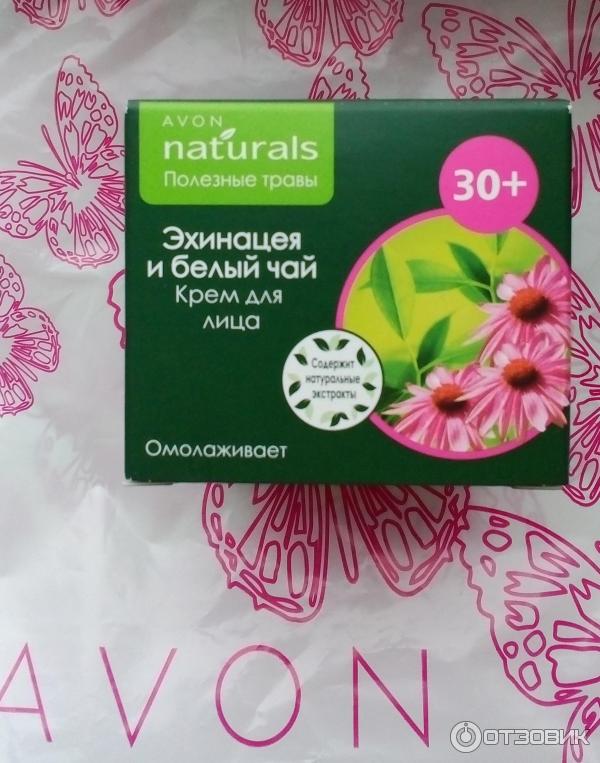 Крем для лица Avon Naturals Herbal Эхинацея и белый чай фото