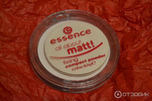 Пудра компактная матирующая Essence All about matt! фото