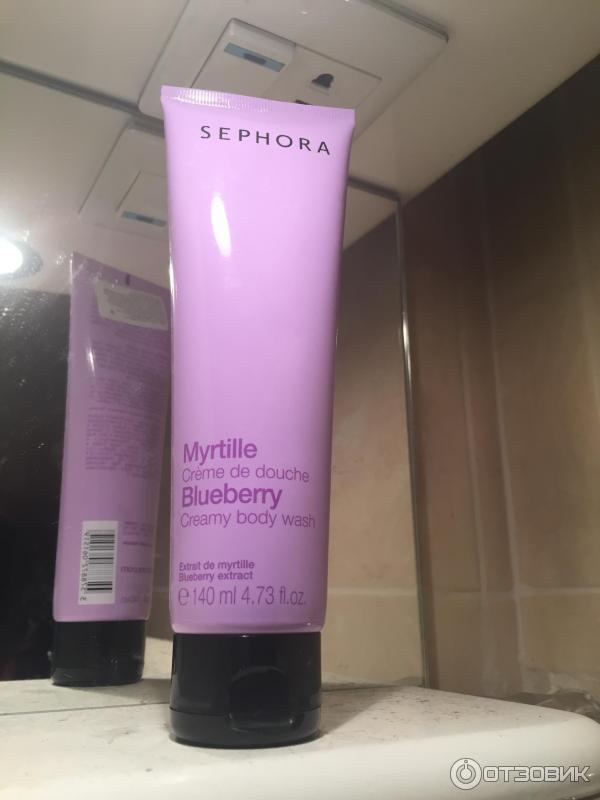 Крем-гель для душа Sephora Черника фото