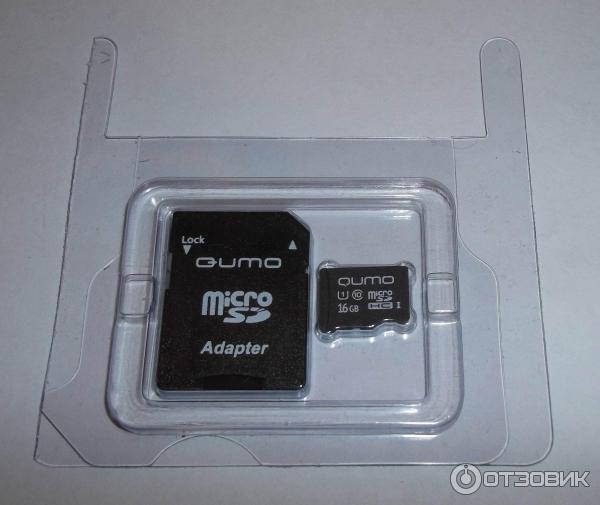 Карта памяти Qumo microSDНС 16 Gb Class 10