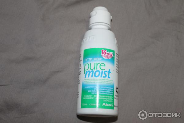 Раствор для контактных линз Opti-free Pure moist