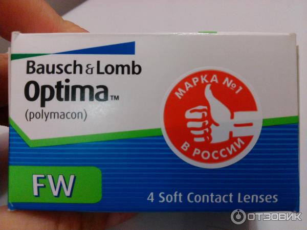 Контактные линзы Bausch&Lomb Optima FM (polymacon) фото