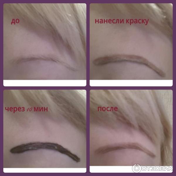 Краска для бровей и ресниц ONLY LOOKS Коричневая, набор 2шт ESTEL купить по цене