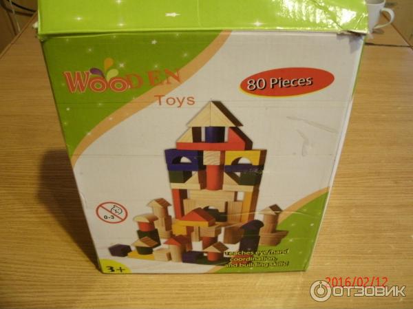 Игрушка детская Synergy Trading Wooden Toys конструктор деревянный 66 деталей фото