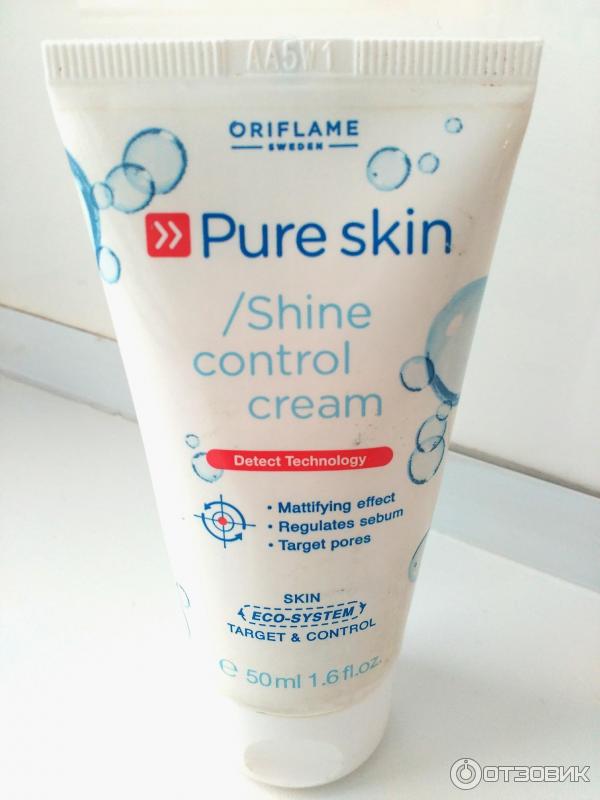 Матирующий крем для лица Oriflame Pure Skin Shine Control Cream фото