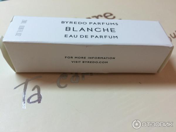 Парфюмированная вода Byredo Blanche фото