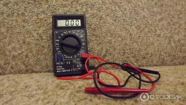 Цифровой многофункциональный мультиметр Digital multimeter DT832 фото