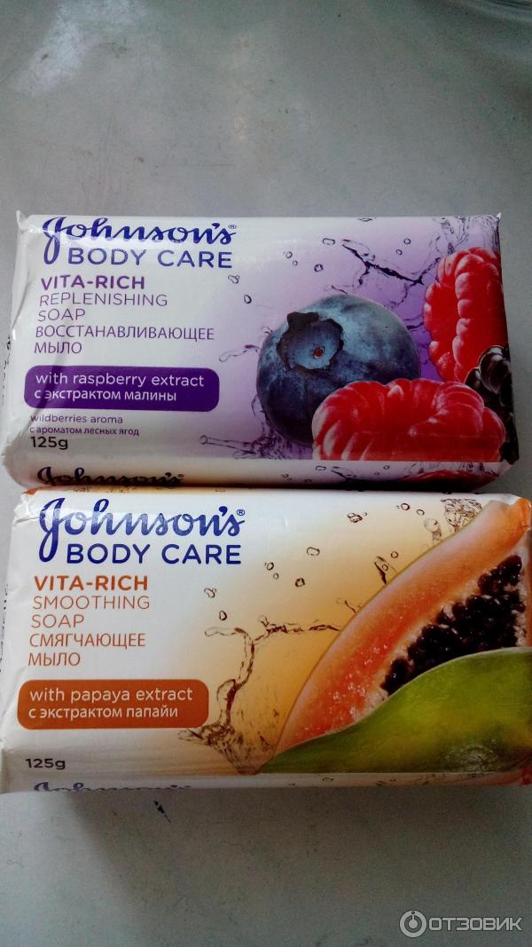 Мыло Johnson's Body Care Vita-Rich восстанавливающее фото