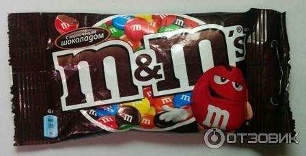 Драже M&M's с молочным шоколадом фото