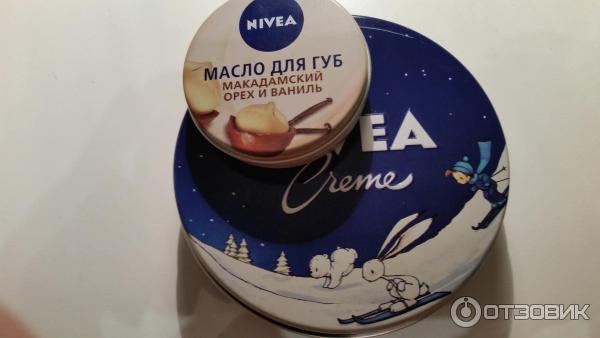 Масло для губ Nivea Макадамский орех и ваниль фото