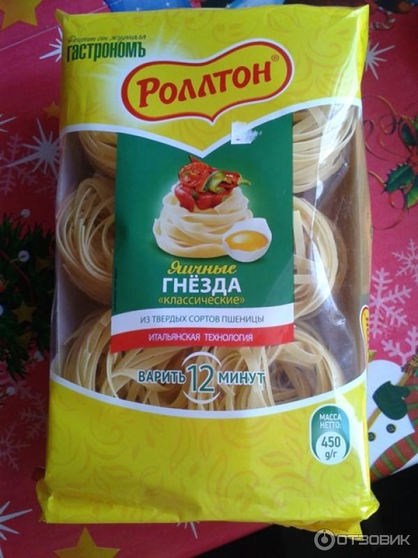 Макаронные изделия Роллтон Гнезда фото