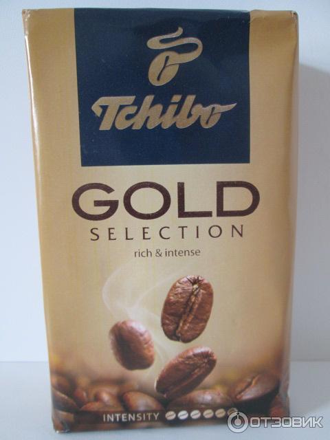 Кофе Tchibo Gold Selection молотый фото