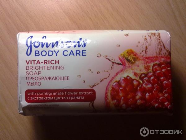 Мыло Johnson's Body Care Vita-Rich преображающее с экстрактом цветка граната фото