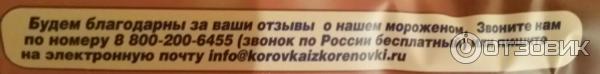 Пломбир шоколадный из свежайших сливок Коровка из Кореновки фото