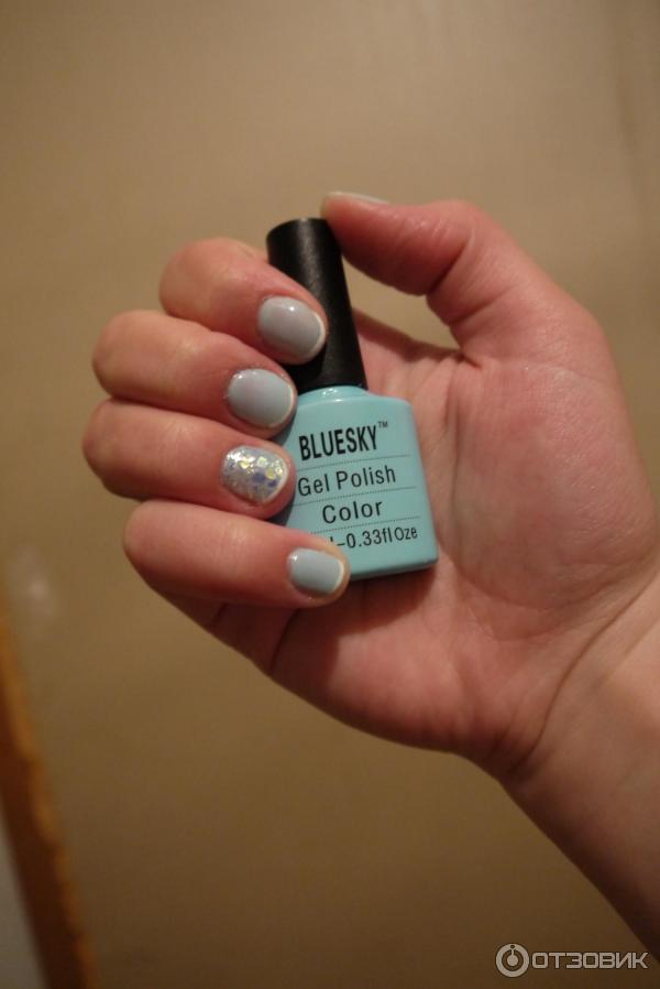 Гель-лак для ногтей Bluesky Gel Polish Color фото