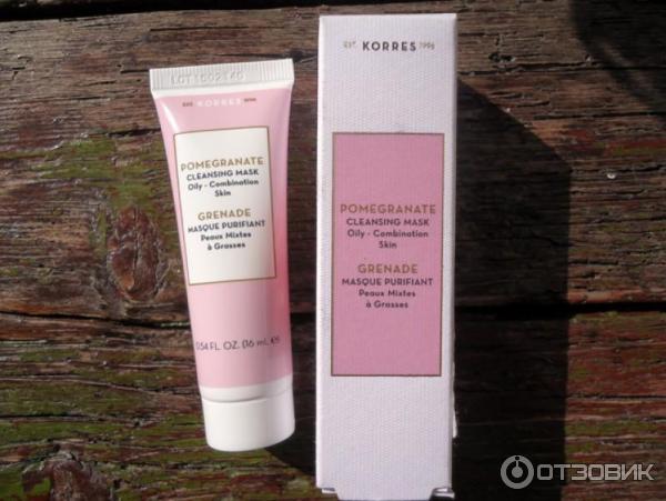 Маска для лица Pomegranate cleansing mask Oily-Combination Skin Korres