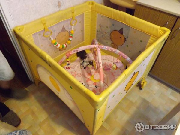 Как собрать манеж babyton