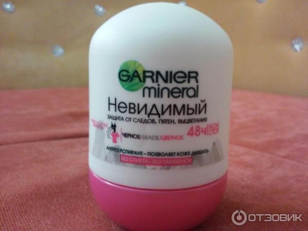 Шариковый антиперспирант Garnier mineral Невидимый фото