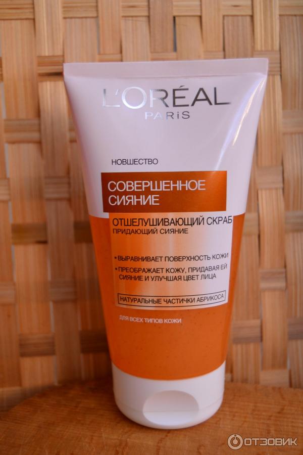 Отшелушивающий скраб для лица L'Oreal Совершенное сияние фото