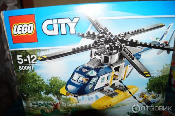 Конструктор LEGO City 60067 Погоня на полицейском вертолете