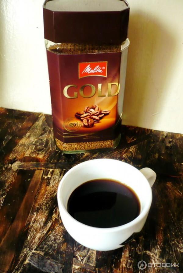 Растворимый сублимированный кофе Melitta Gold фото