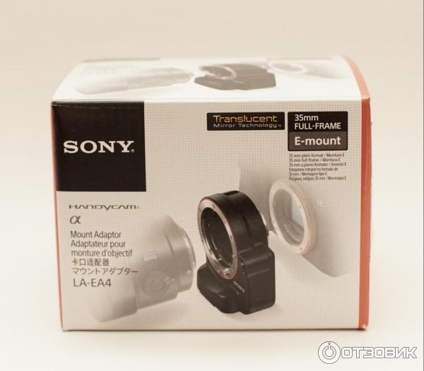 Полнокадровый переходник Sony LA-EA4 для объектива с байонетом А фото