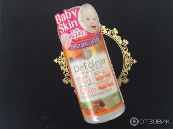 Пилинг для лица Meishoku Detclear bright & peel aha & bha fruits peeling jelly фото