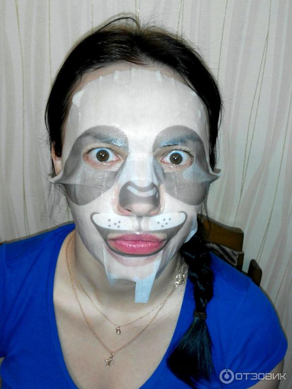 Маска для лица Shining Nature Purity Animal Panda Whitening Mask фото