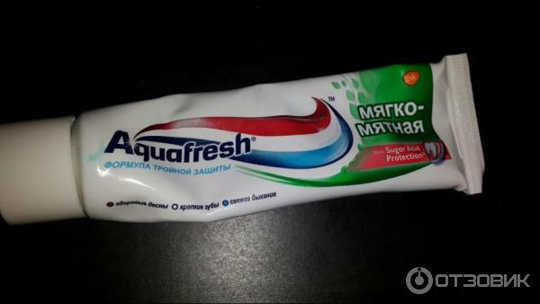 Зубная паста Aquafresh Формула тройной защиты фото