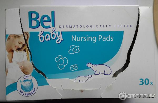 Вкладыши в бюстгальтер для кормящей мамы Bel Baby Nursing Pads