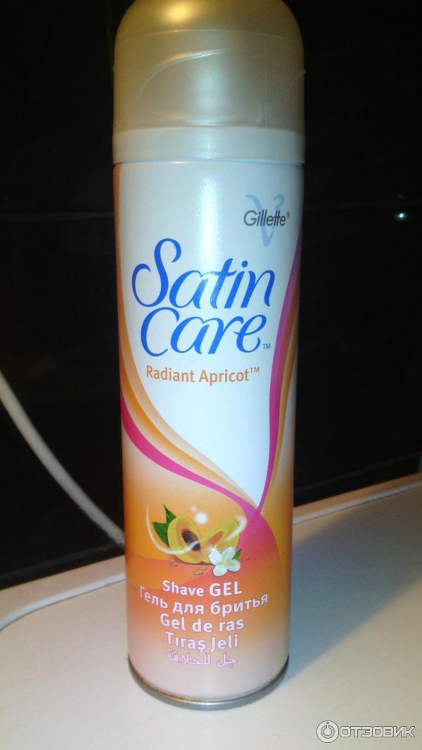 Гель для бритья Gillette Satin Care Radiant Apricot фото