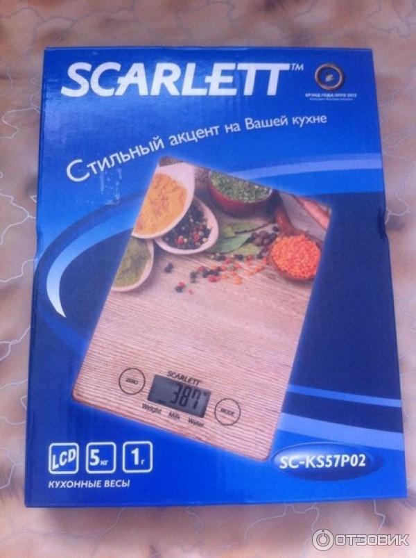 Кухонные весы Scarlett SC-KS57P06 фото